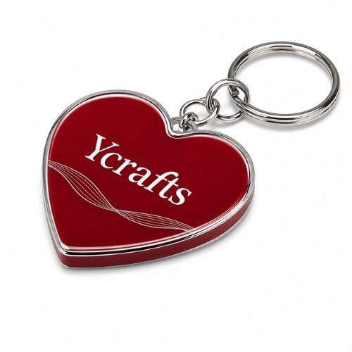 Compact Custom Printed Keyrings (40 mm | Corporate Gift Keychains Model 2(40 mm) - Image 3