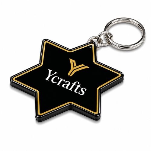 Personalized Black Acrylic Keychains for Birthdays