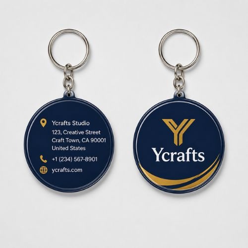 custom printed keyrings