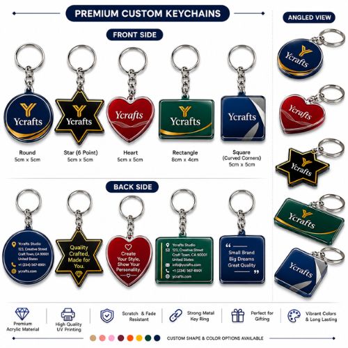 Compact Custom Printed Keyrings (40 mm | Corporate Gift Keychains Model 2(40 mm) - Image 6